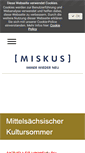 Mobile Screenshot of miskus.de